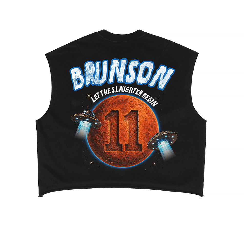 Brunson Attacks French Terry Boxy Tank Top - Heatcheck